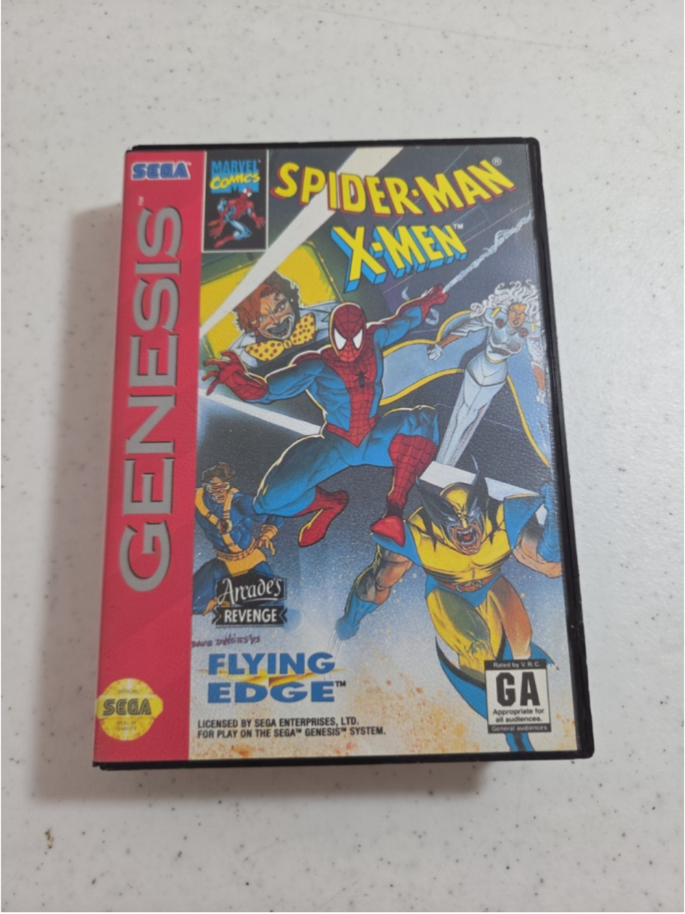 🛑 Spider-Man/X-Men: Arcade's Revenge (Sega Genesis, 1993) Pre-owned, Tested